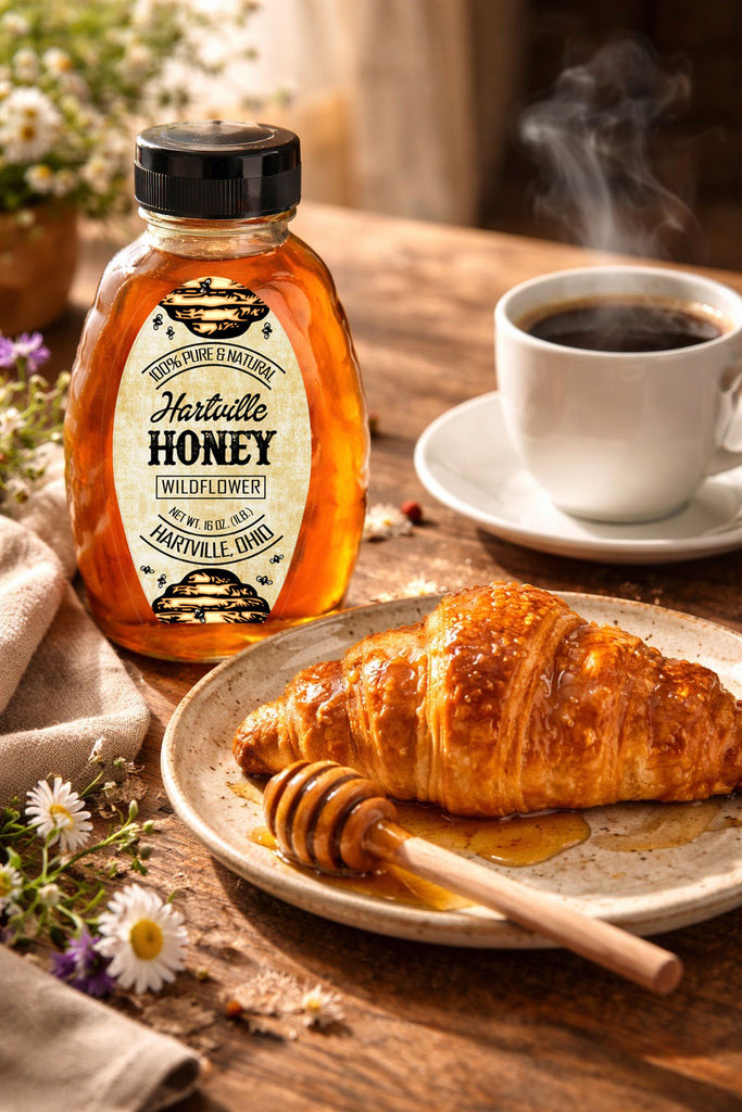 WildFlower Honey - OHIO - 16 oz – Hartville Honey Bee Farm