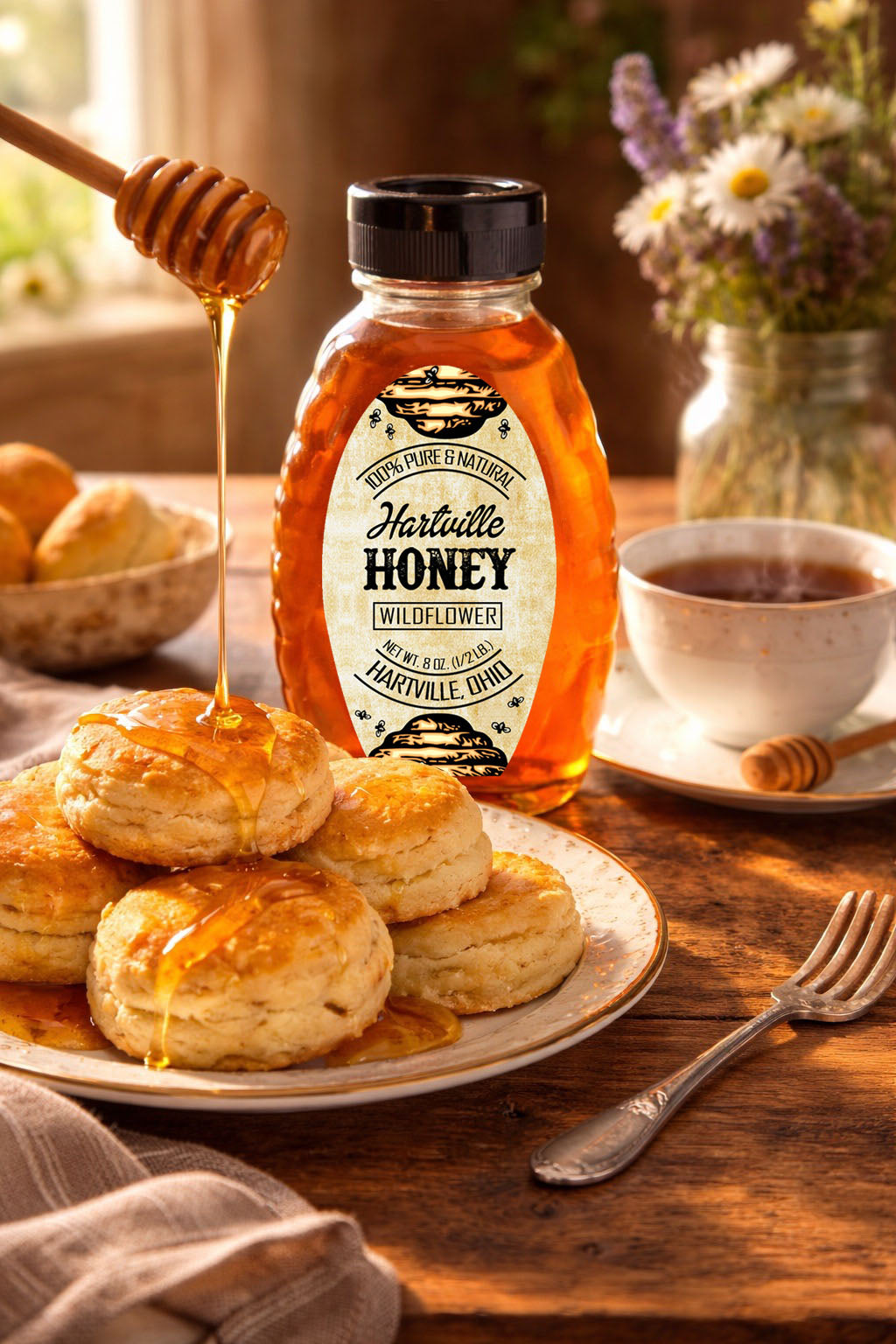 WildFlower Honey - OHIO - 8 oz – Hartville Honey Bee Farm