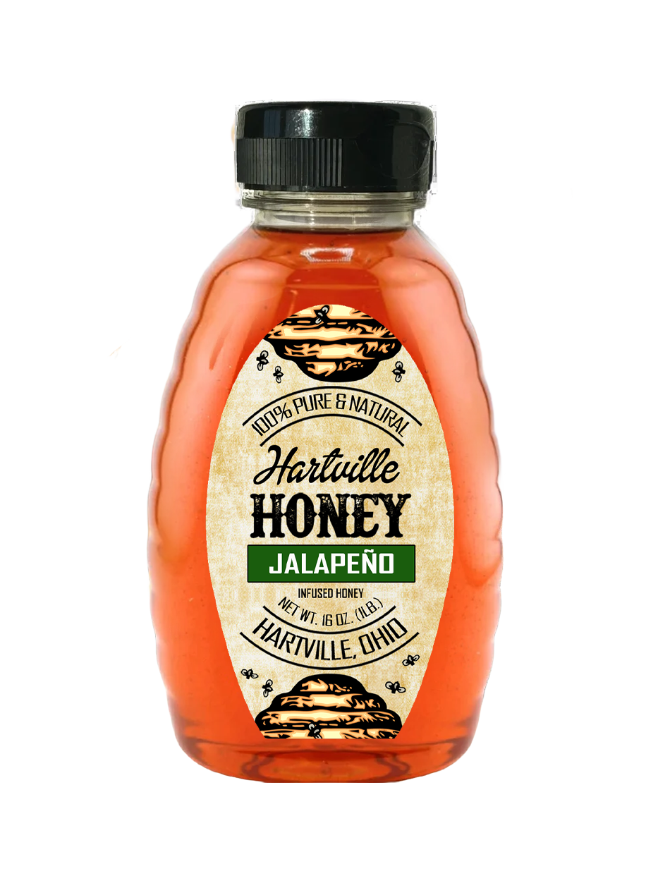 Jalapeno Infused Honey - OHIO - 16 oz