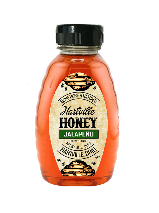 Jalapeno Infused Honey - OHIO - 16 oz