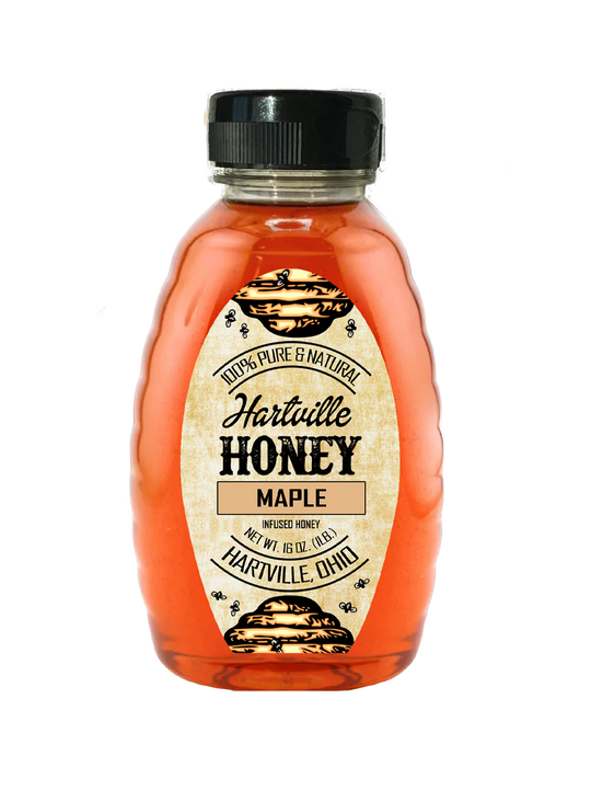 Maple Infused Honey - OHIO - 16 oz