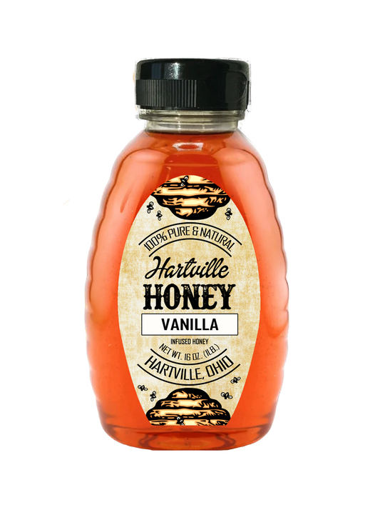 Vanilla Infused Honey - OHIO - 16 oz