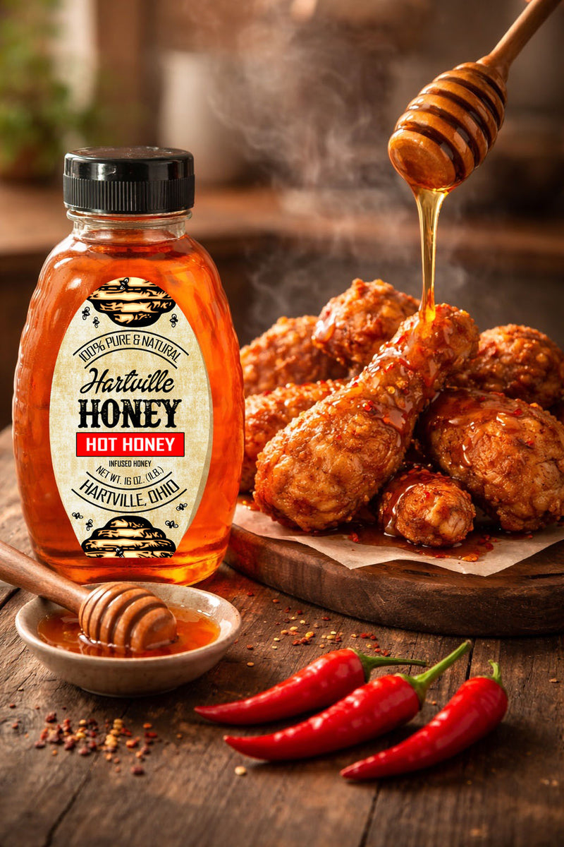 HOT HONEY Infused Honey - OHIO - 16 oz