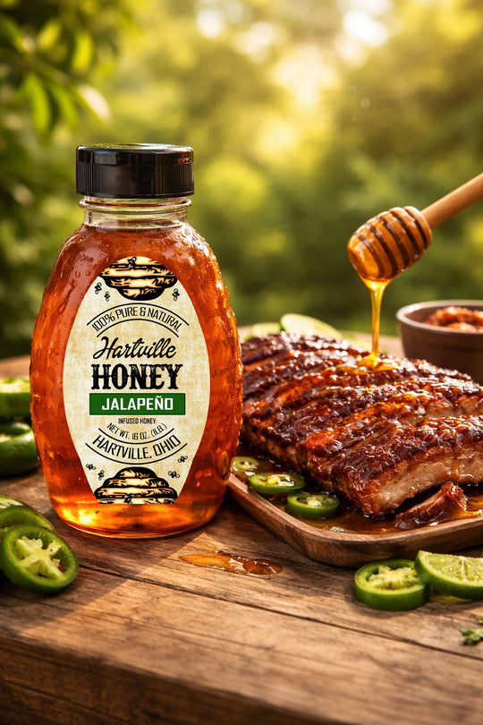 Jalapeno Infused Honey - OHIO - 16 oz
