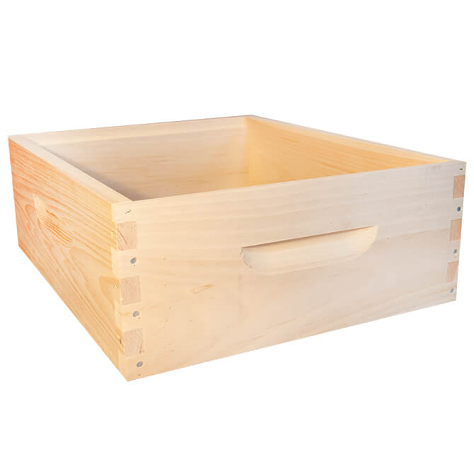 6-1/4 Medium Honey Super - 10 Frame - Pine Assembled